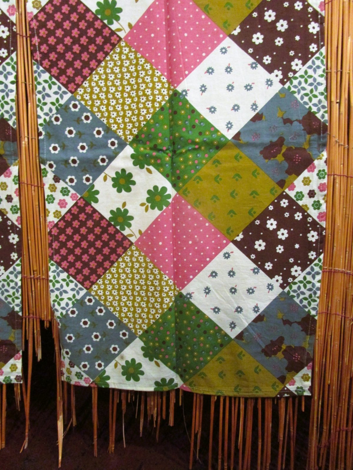画像5: 【１５０ｃｍ×８５ｃｍ】インド綿＊レトロ調プリント＊暖簾＊のれん