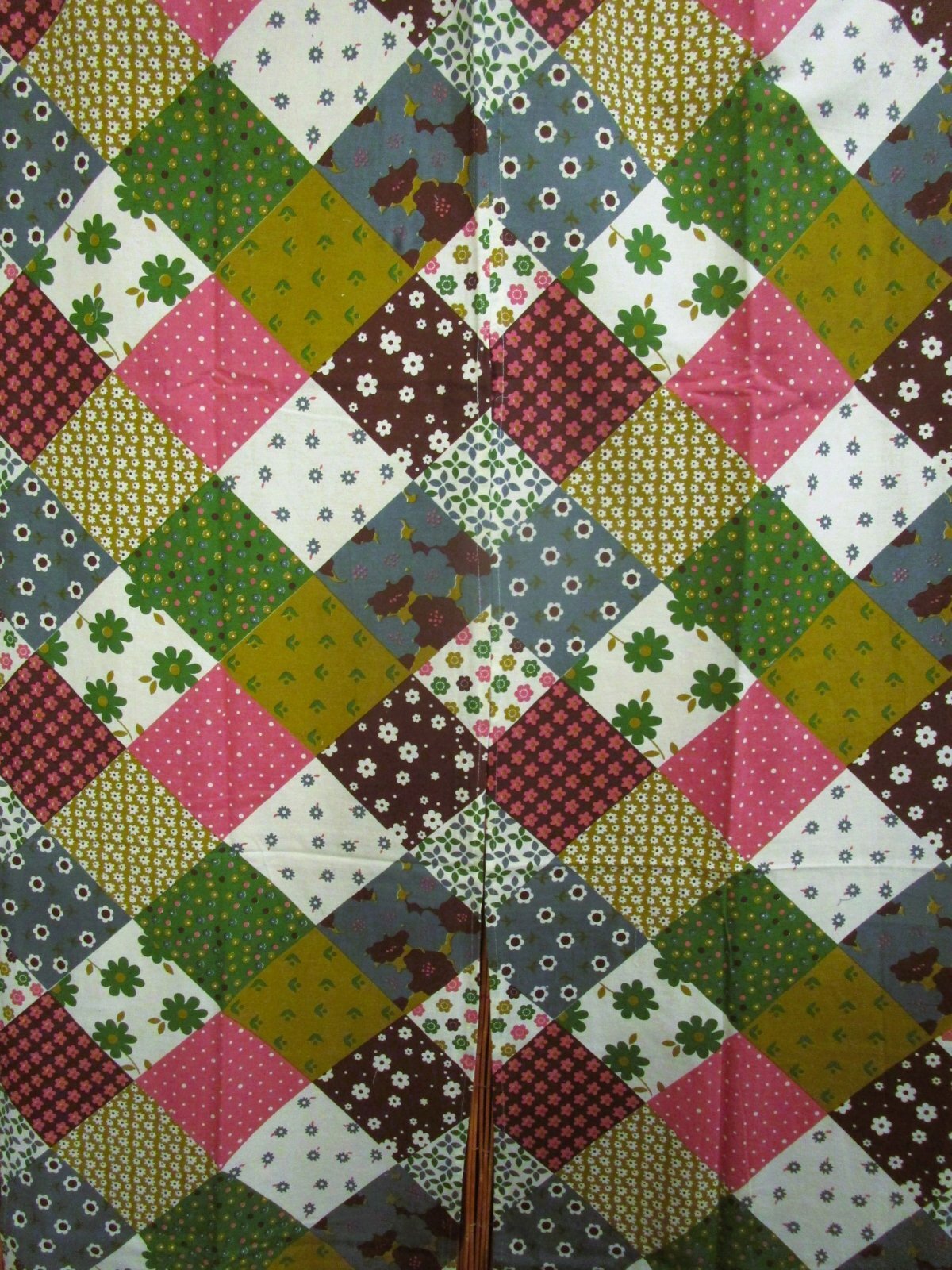 画像4: 【１５０ｃｍ×８５ｃｍ】インド綿＊レトロ調プリント＊暖簾＊のれん