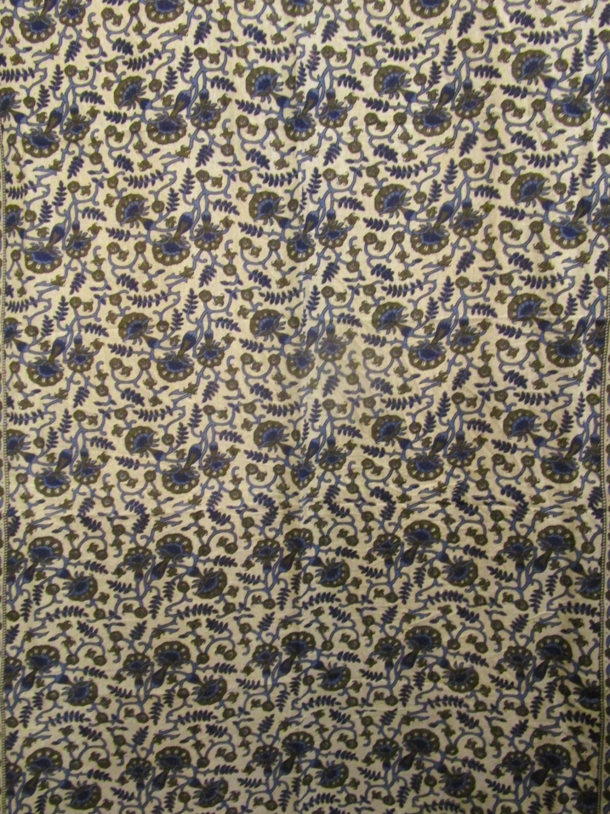 画像3: 【２２０ｃｍ×１５０ｃｍ】インド綿＊お花プリント＊マルチクロス