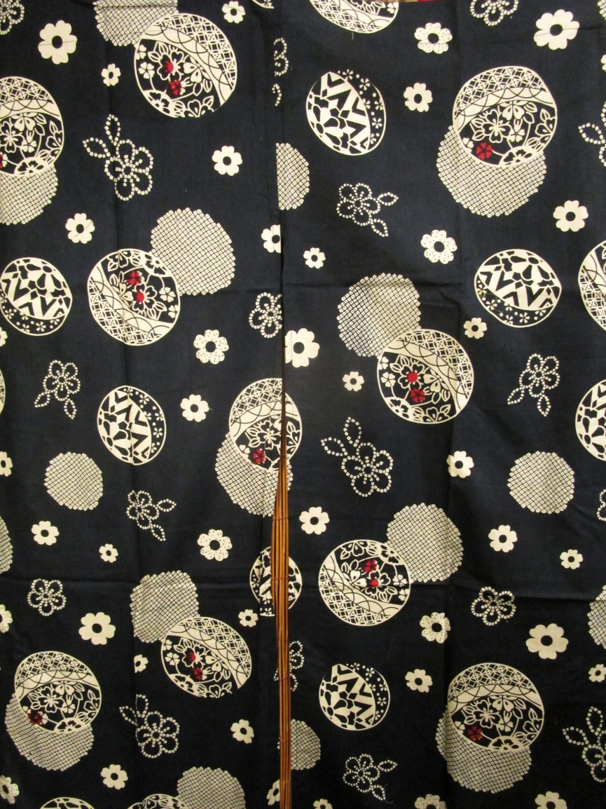 画像3: 【１５０ｃｍ×８５ｃｍ】インド綿＊和風プリント＊暖簾＊のれん