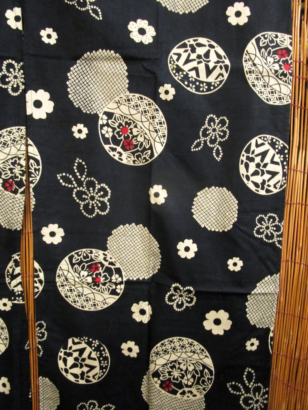 画像4: 【１５０ｃｍ×８５ｃｍ】インド綿＊和風プリント＊暖簾＊のれん