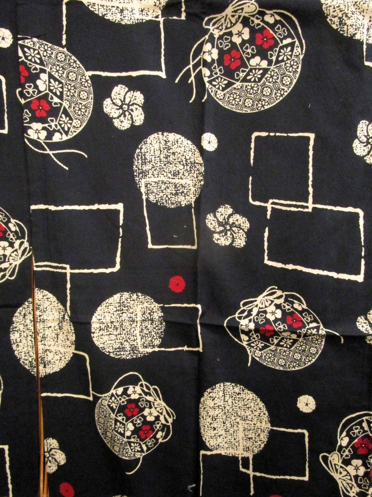 画像4: 【１５０ｃｍ×８５ｃｍ】インド綿＊和風プリント＊暖簾＊のれん