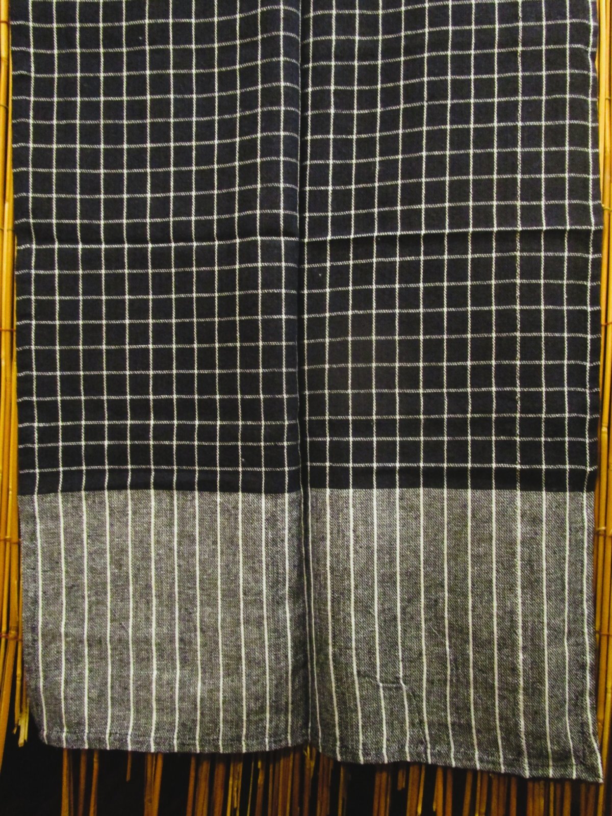 画像4: 【１５０ｃｍ×８５ｃｍ】インド綿＊織り柄模様＊暖簾＊のれん