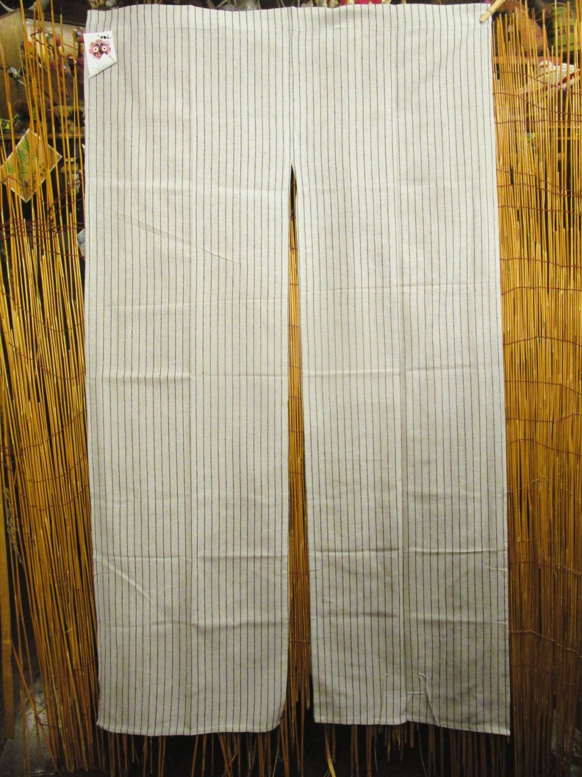 画像2: 【１５０ｃｍ×８５ｃｍ】インド綿＊織り柄模様＊暖簾＊のれん